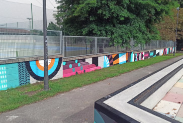 Decoran las paredes del skatepark de Durango para tapar sus pintadas
