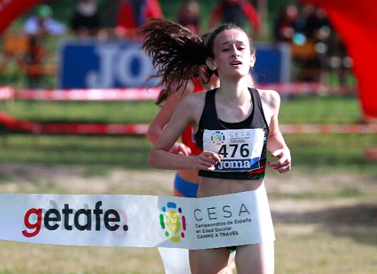 Laia Cariñanos, del Bidezabal, campeona de España de cross