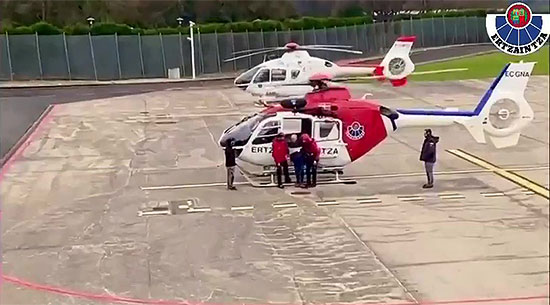 Un montañero de 75 años es rescatado en el Mugarra tras romperse un brazo en una caída