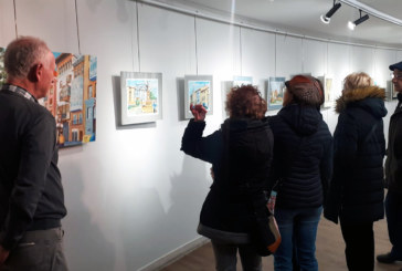 Rafa Peñafiel vuelve a sorprender con sus acuarelas en la sala Ezkurdi