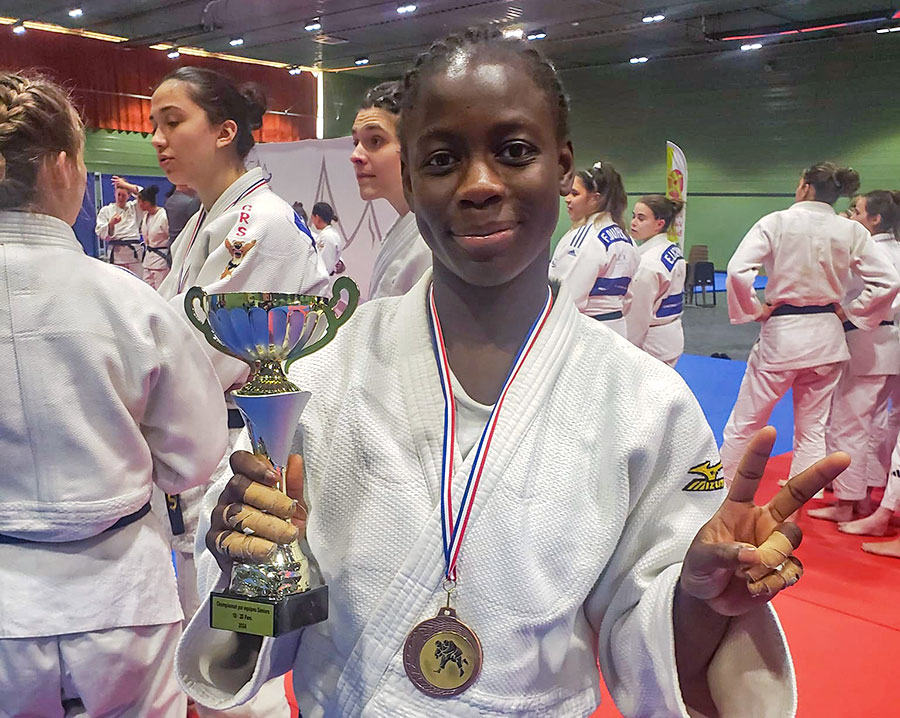 La judoca Deniba Konaré continúa con su progresión internacional en Francia y Letonia