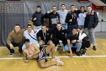 Durango Fight Factory “arrasa” en el Campeonato de Euskadi de kickboxing con 5 metales