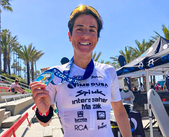 Gurutze Frades arranca la temporada con un décimo puesto en el Ironman Oceanside de California