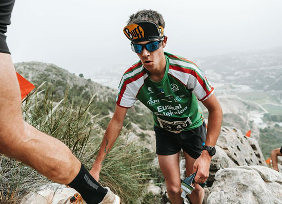 El durangarra Ibai Cebrián debuta en la Euskal Selekzioa con un tercer puesto en la Calamorro Skyrace
