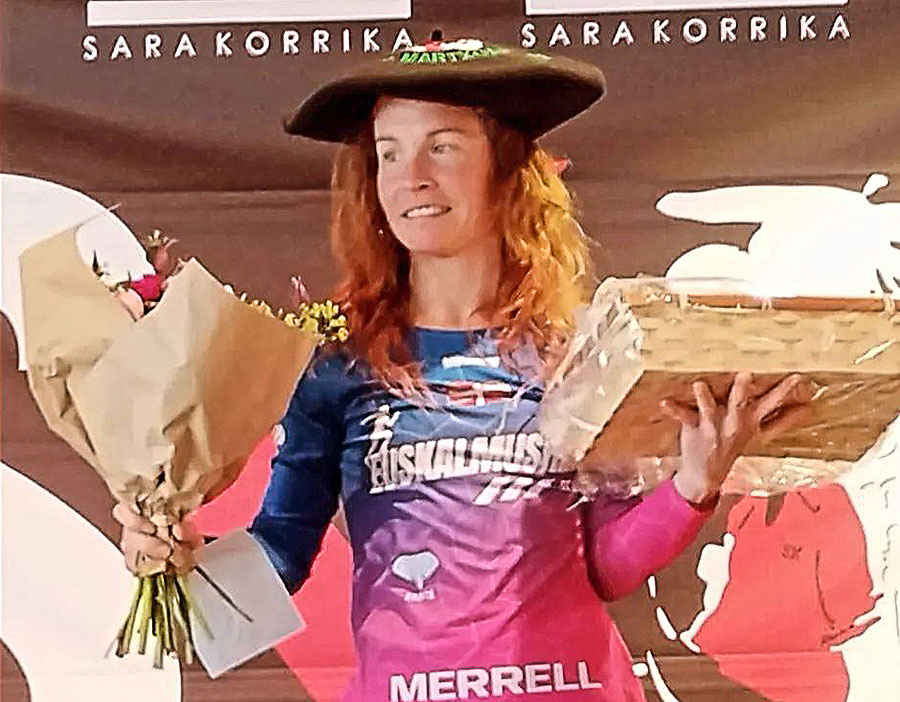 Oihana Azkorbebeitia bate el récord de triunfos en la Sara Korrika con su noveno primer puesto