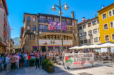 250 personas se concentran en Durango “contra el genocidio del pueblo palestino”