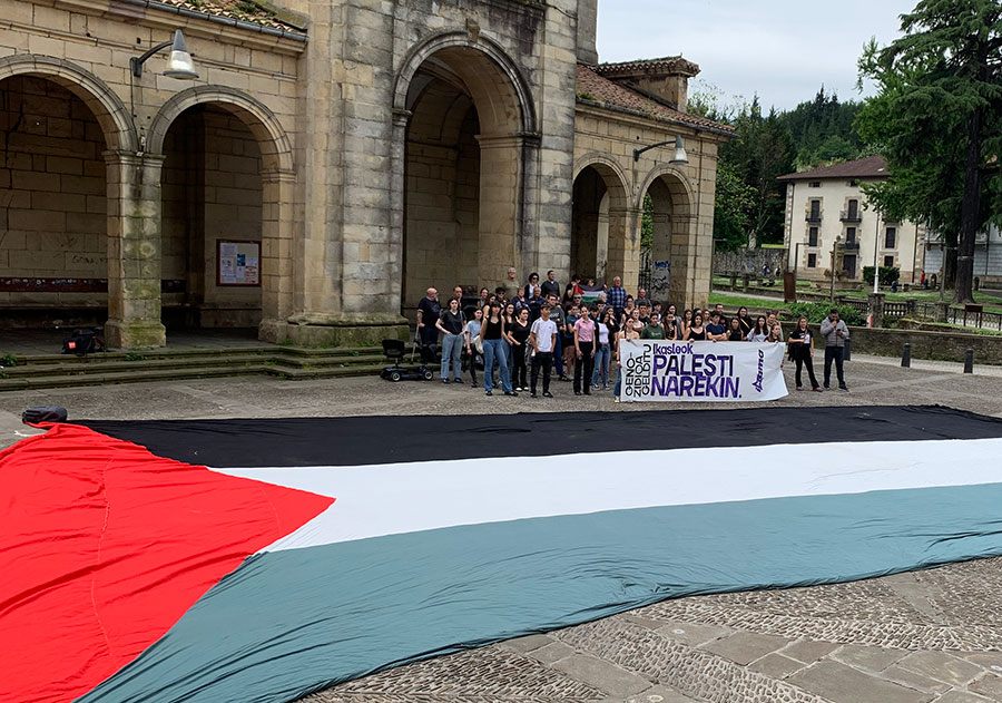 Palestinaren askatasunaren alde mobilizatzera deitu du Durangaldeko Kontseilu Sozialistak