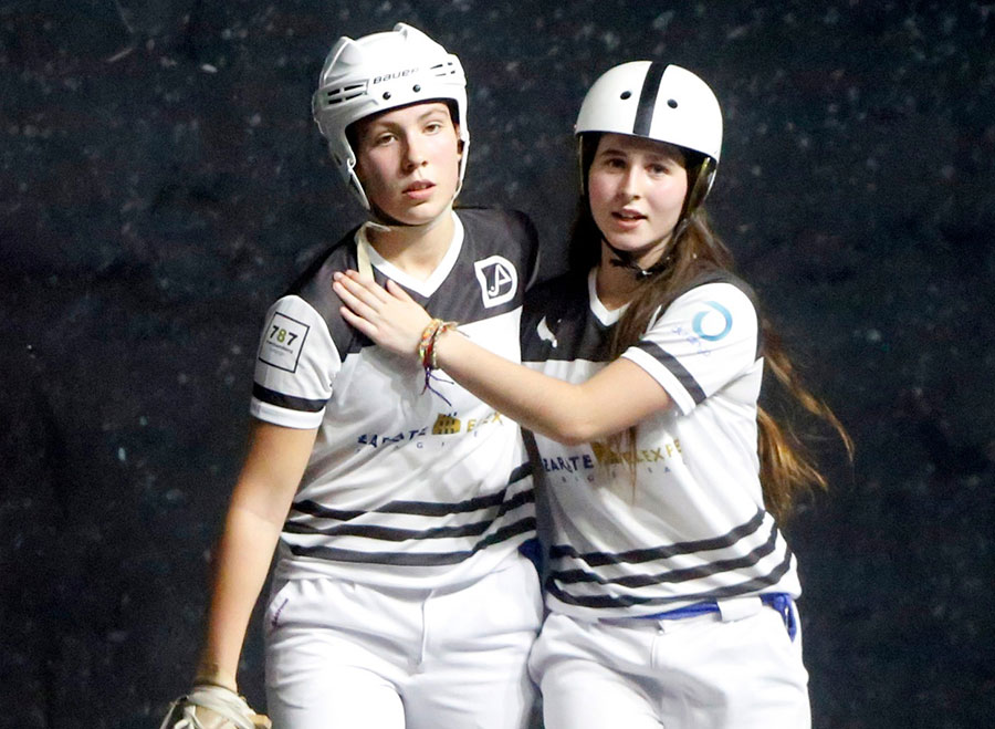 La durangarra Helena Barrenetxea se estrena con victoria en el torneo San Fausto de cesta punta