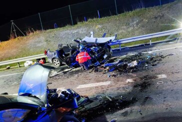 Tres heridos tras una colisión frontal en la N-634 en Amorebieta