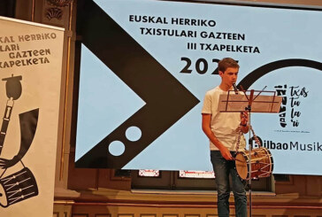 Hodei Sáenz de la Cuesta gana el tercer premio en Campeonato de Euskal Herria de Jóvenes Txistularis