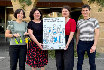 La zornotzarra Paula Martín firma el cartel de fiestas de Amorebieta