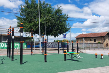 Abadiño estrena su primer parque de calistenia en Astola