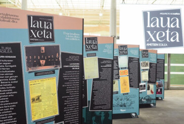 La exposición ‘Lauaxeta, Ametsen egilea/Arquitecto de sueños’ puede visitarse hasta el domingo