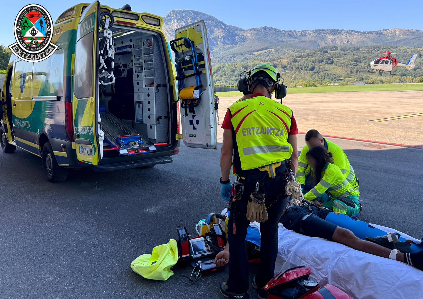 Rescatan a un escalador con una posible fractura de tobillo en la zona sur del monte Untzillatx