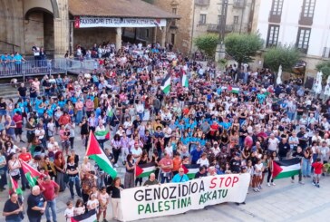 Durangaldea sale a la calle para denunciar el genocidio en Gaza
