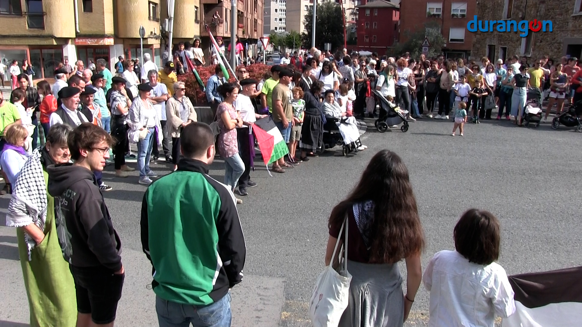 Los ‘Sanmigueles’ de Iurreta claman por Palestina