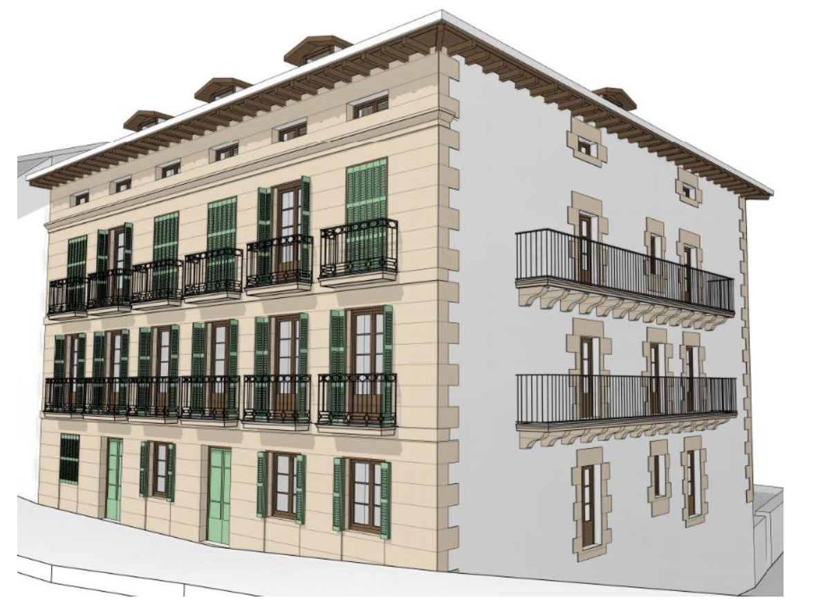 El anteproyecto de la Casa de Cultura de Pinondo Etxea contempla una inversión de 2,5 millones más IVA