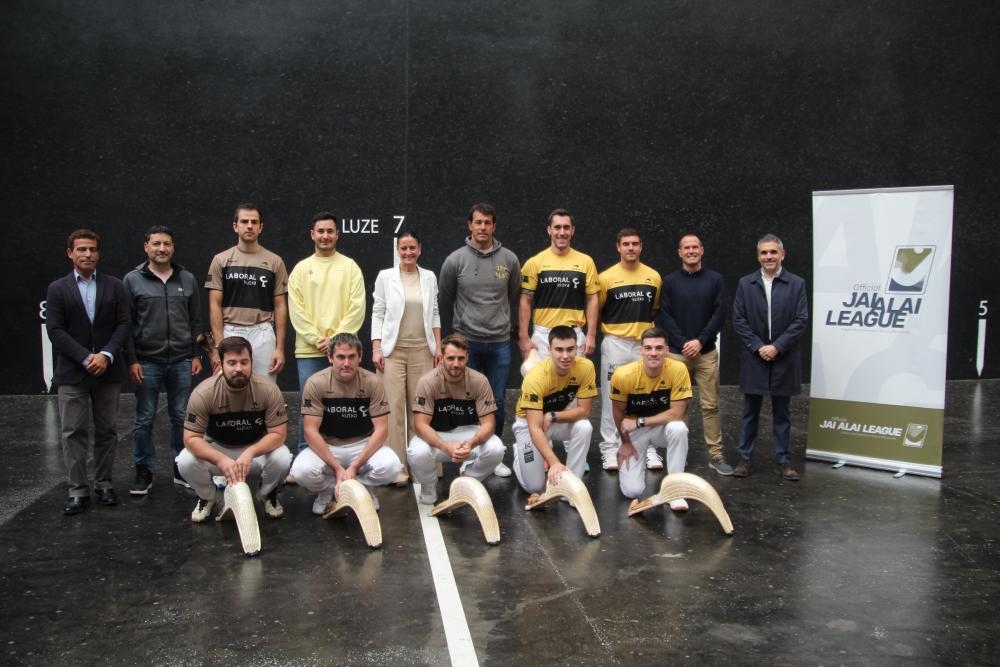 La Jai Alai League arranca esta tarde en el frontón de Ezkurdi
