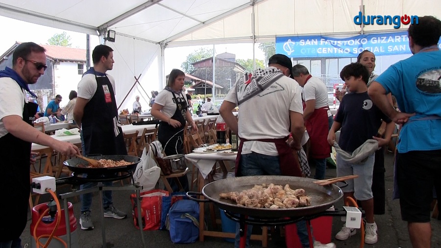 El concurso de paellas de San Fausto reúne a más de 600 personas