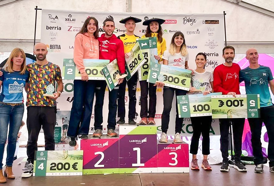 Itsasne Urkiaga y Gontzal Murgoitio cierran la Durangaldeko Kopa con victoria en la Aldapegora