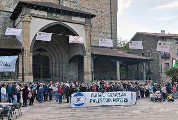 Durango, Amorebieta y Elorrio vuelven a salir a la calle en contra de los últimos ataques israelíes en Gaza