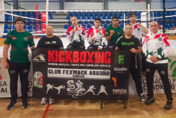 Fexmack Abadiño logra dos títulos peninsulares en el Open Ibérico de kickboxing