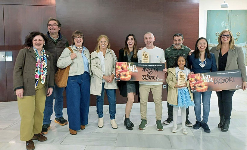 El bar Antxeta by Taberu gana el concurso zornotzarra Jan Alai y el Batzoki, el premio del público