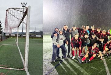 Denuncian un “sabotaje” en el campo de fútbol de Larrakozelaia