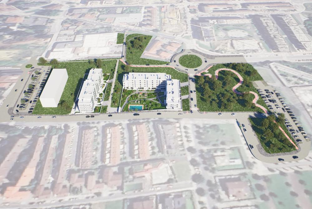 El aparcamiento de Larrasoloeta tendrá más de 100 plazas y sus obras comenzarán en diciembre