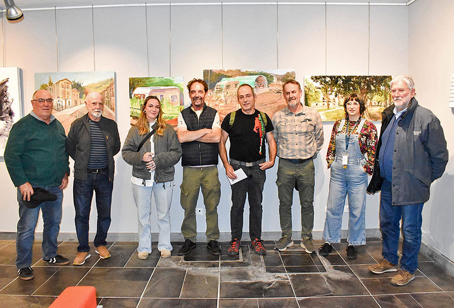 El durangarra Fernando de Vicente gana el concurso Errebonbillo de pintura al aire libre