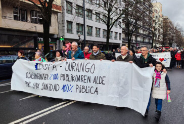 DOPA convoca una concentración en Durango el 11 de diciembre contra los recortes sanitarios navideños