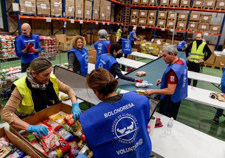 Abadiño organiza una recogida solidaria para el Banco de Alimentos