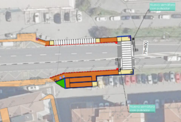 Abadiño mejorará la accesibilidad de la parada de autobús de San Blas con un paso peatonal semaforizado