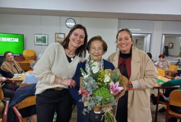 La durangarra Carmina Aja Cruz celebra su centenario