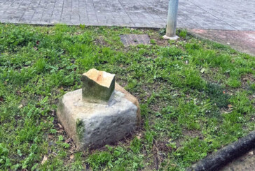 El PP pide explicaciones por el derribo de una de las tres cruces de piedra del Calvario de Tabira