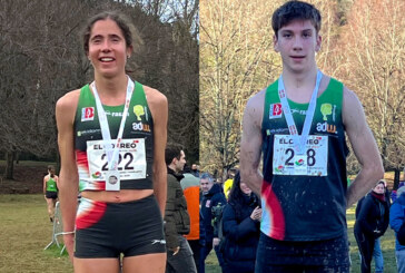 Oihane Irusta e Iker Fidalgo logran el subcampeonato de Euskadi de cross