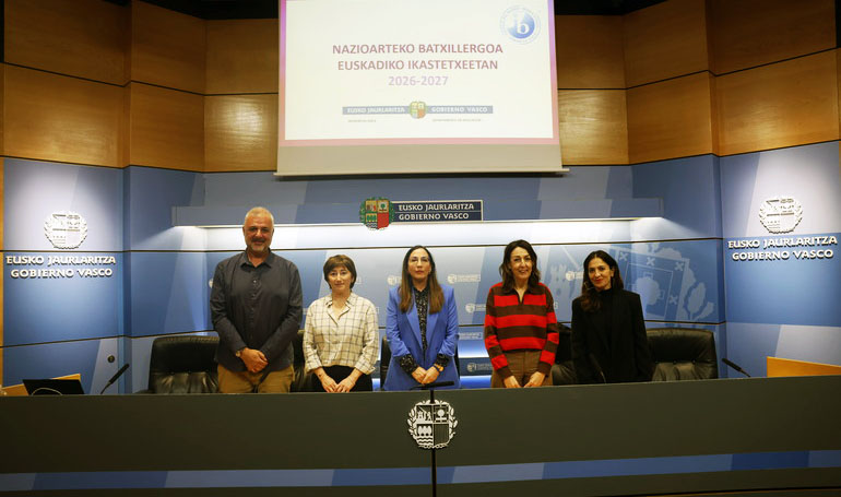 El instituto Urritxe, único centro público de Euskadi con Bachillerato Internacional en Ciencias Sociales