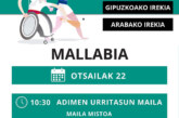 Mallabiko frontoia Euskal Pilota Egokituaren Zirkuituko jardunaldi baten lekuko izango da
