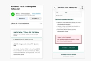 La Diputación alerta sobre correos fraudulentos relacionados con la declaración del IVA