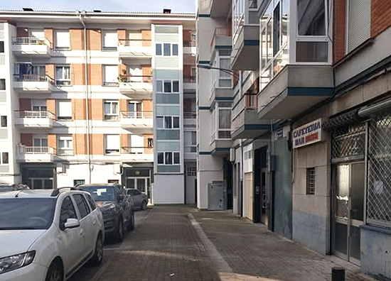 Abadiño avanza en la reurbanización de la zona entre la farmacia de Traña-Matiena y la vía del tren