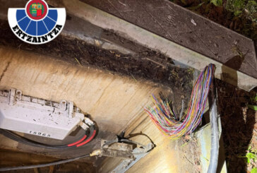 Dos detenidos tras robar cableado telefónico en un polígono de Mallabia