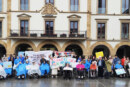Escolares zornotzarras y personas mayores festejan el Día Europeo de la Solidaridad y Cooperación