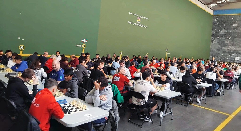 Alain Prieto gana el Campeonato de Bizkaia de Rápidas de Ajedrez tras empatar con Rodrigo Sarralde