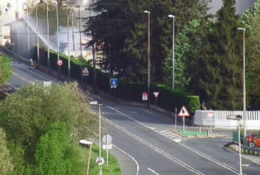 Detenido un trabajador de la papelera de Iurreta acusado de estar implicado en el incendio del viernes