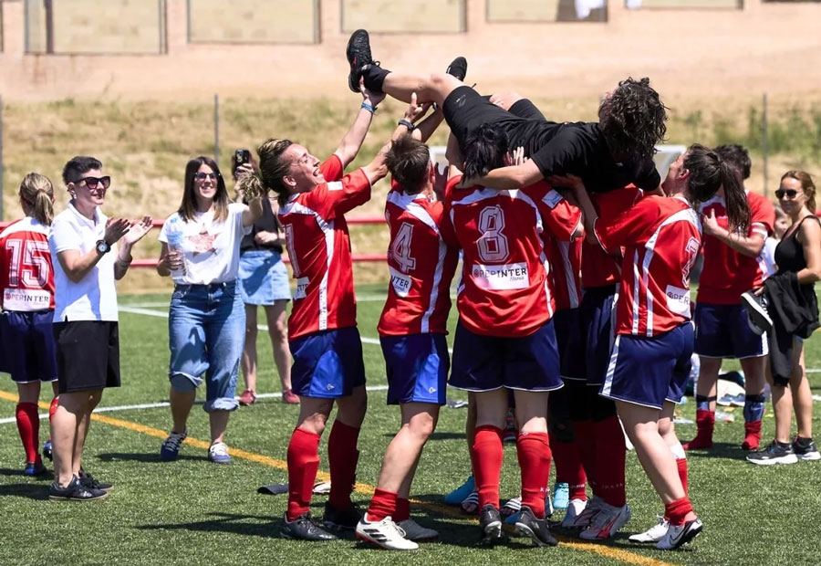 Dos equipos de Amorebieta cerrarán este fin de semana la Liga de futbolistas veteranas en Txolon
