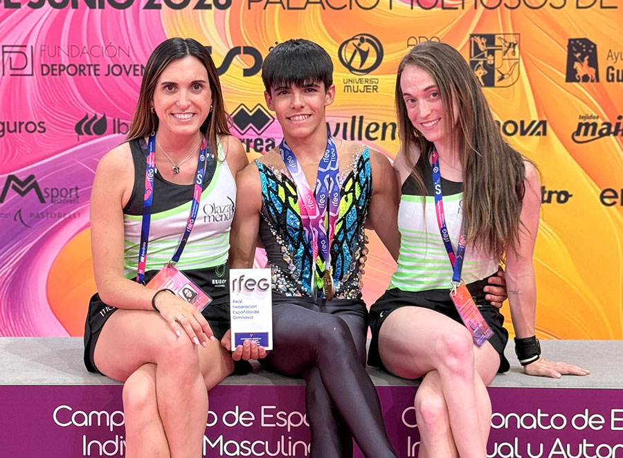 Hodei Rivas corona su salto a la élite con dos medallas estatales