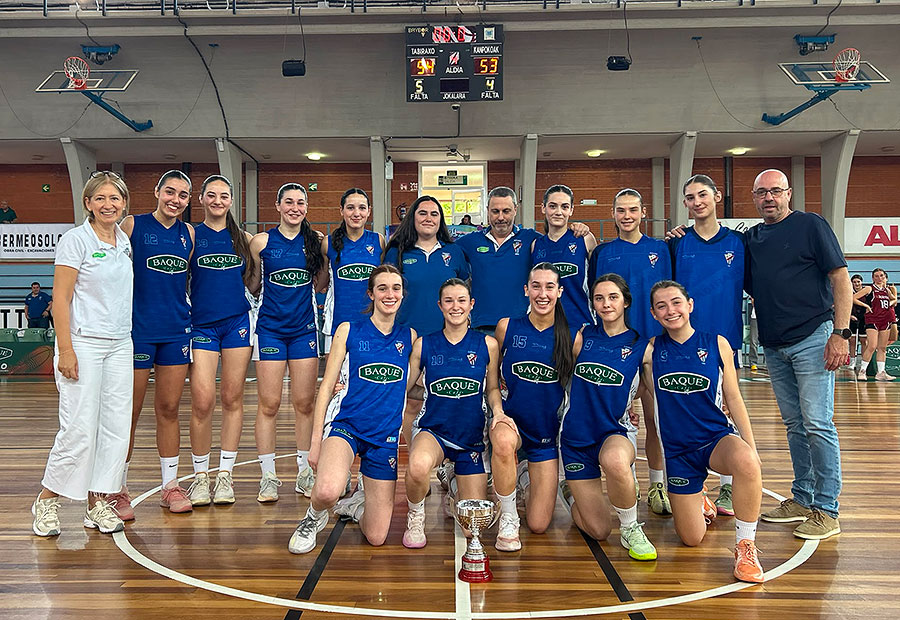 El junior femenino del Tabirako Baqué conquista la Kopa de Bizkaia
