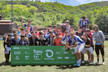 El Juvenil A de la Cultural de Durango completa el doblete tras ganar la Copa Vasca en Tabira