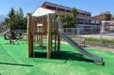 Maiztegi Herri Eskola cuenta con un nuevo parque infantil inclusivo