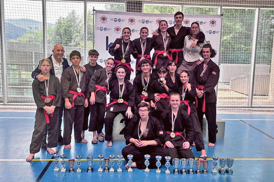 El CD Ninjutsu Wadokan brilla en los Campeonatos de Gipuzkoa y Euskadi